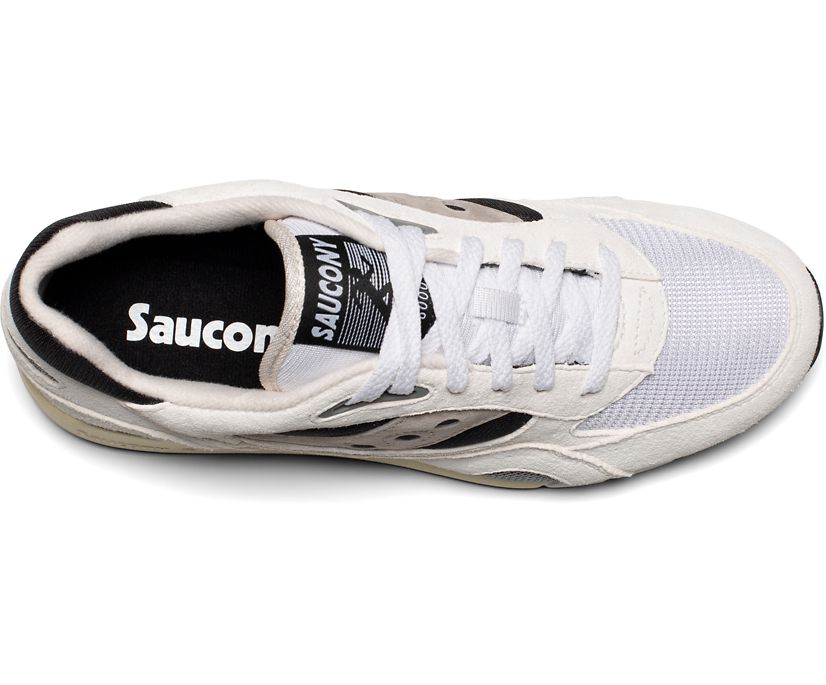 Women's Saucony Shadow 6000 Originals White / Black / Grey | Singapore 065DFMN